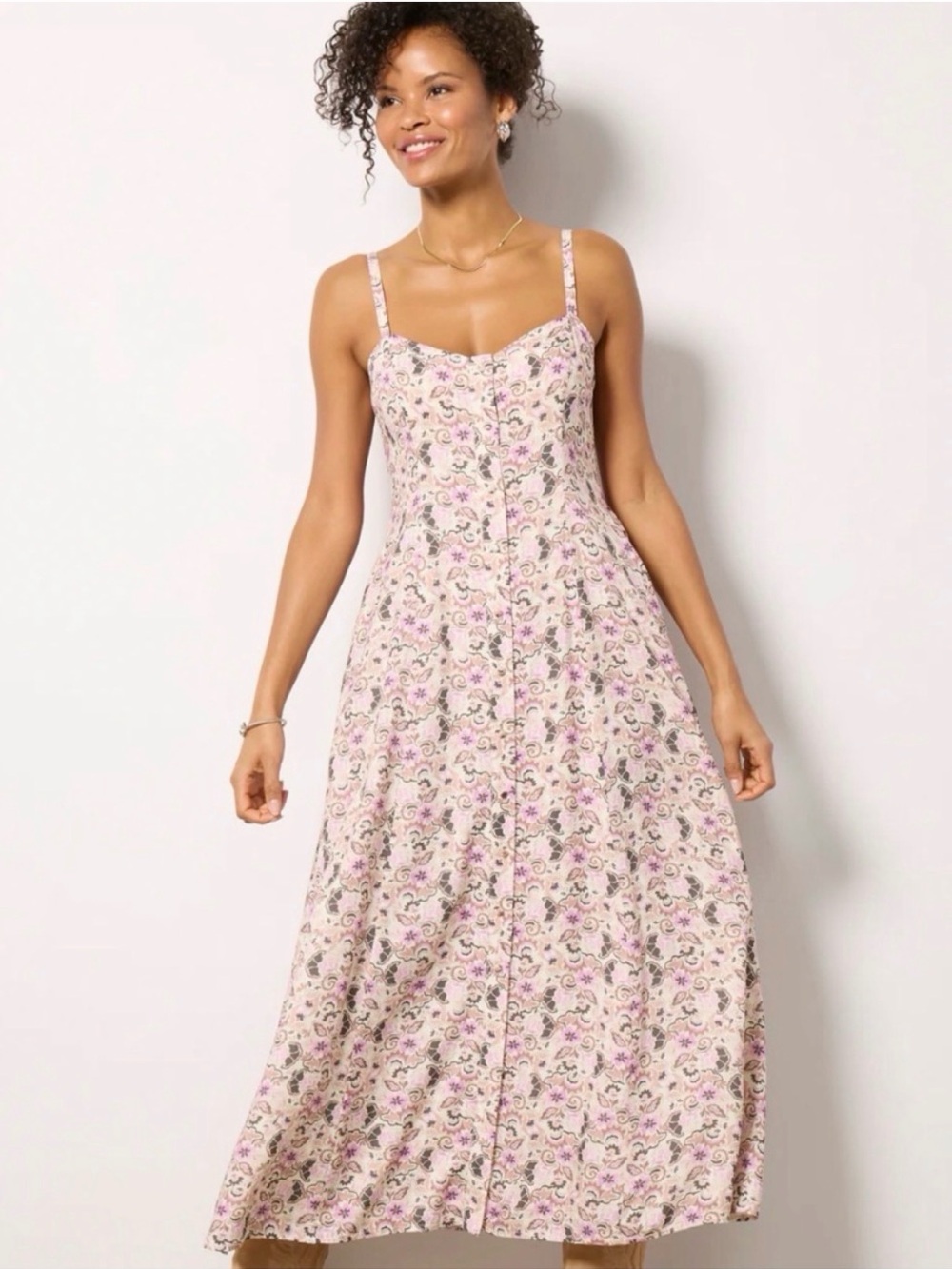 Z Supply + Evereve Angel Eyes Toile Maxi dress